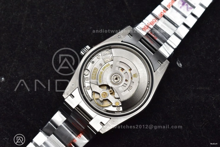 Dial 36 (Gain Diamond 904L Steel on Weight) SS Grey Bracelet vr3255 Best QF Edition V5 President DayDate 0601